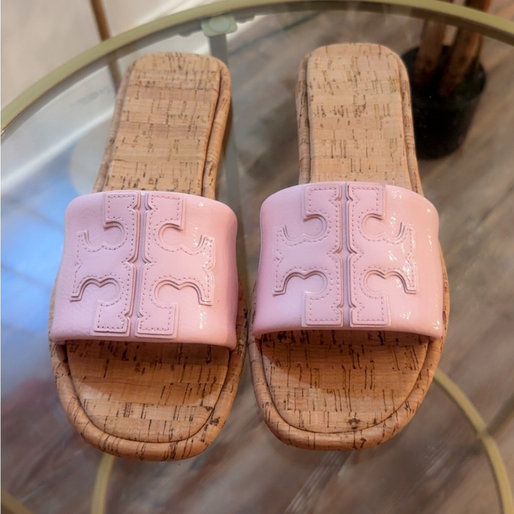 Pink Tory Burch Double T Sports Sandals. New without box.